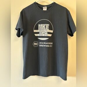 MKE IPA Milwaukee Brewing Co Black T-Shirt